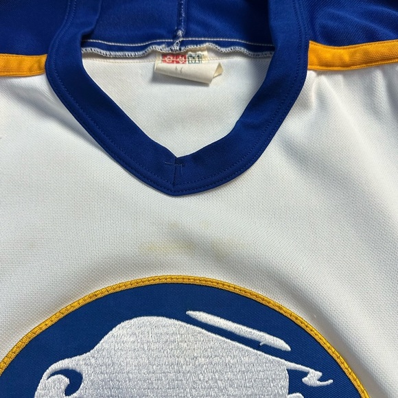 Vintage 80s NHL CCM Buffalo Sabres Perreault Jersey Size XL - Picture 3 of 11